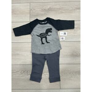 Baby Boys “Brothersaurus” Dino Outfit Set NWT 6-12 months